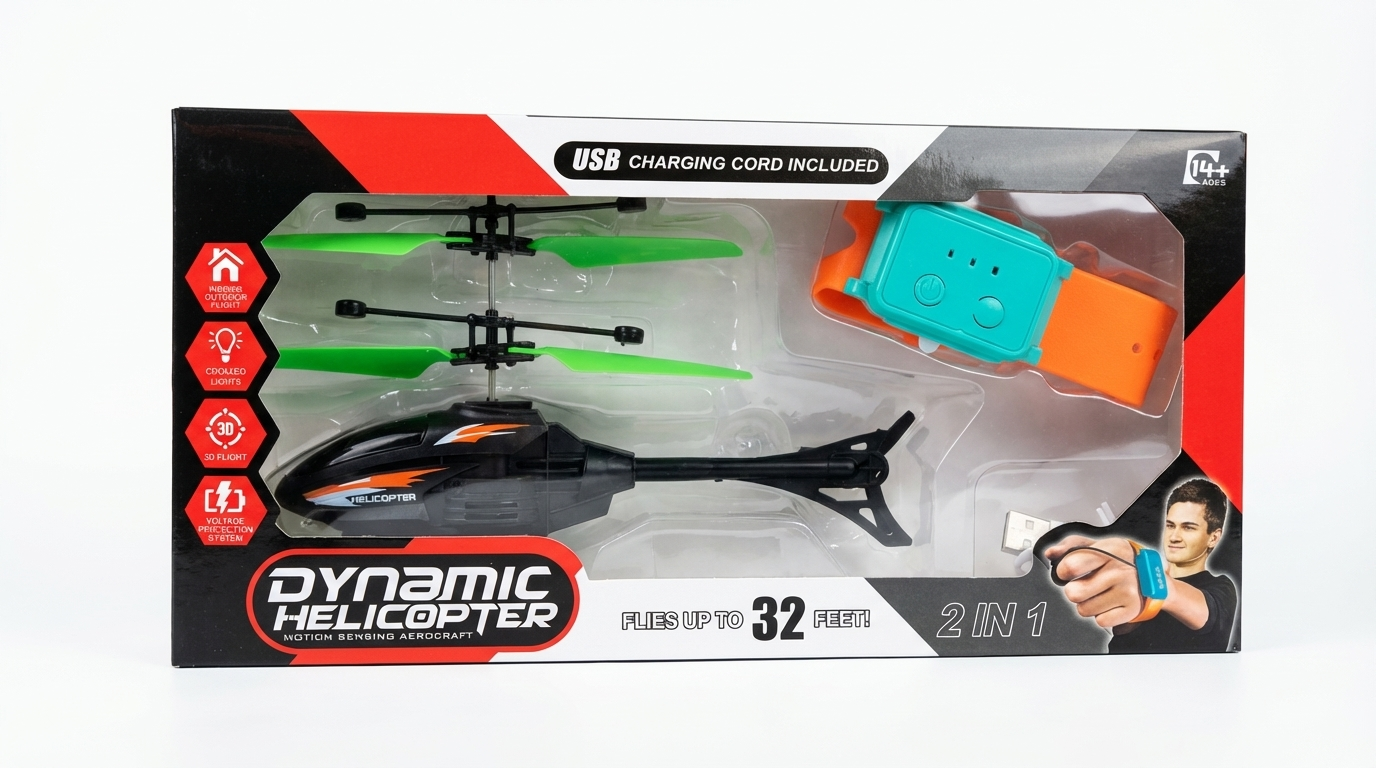 Dynamic Motion-Sensing Helicopter