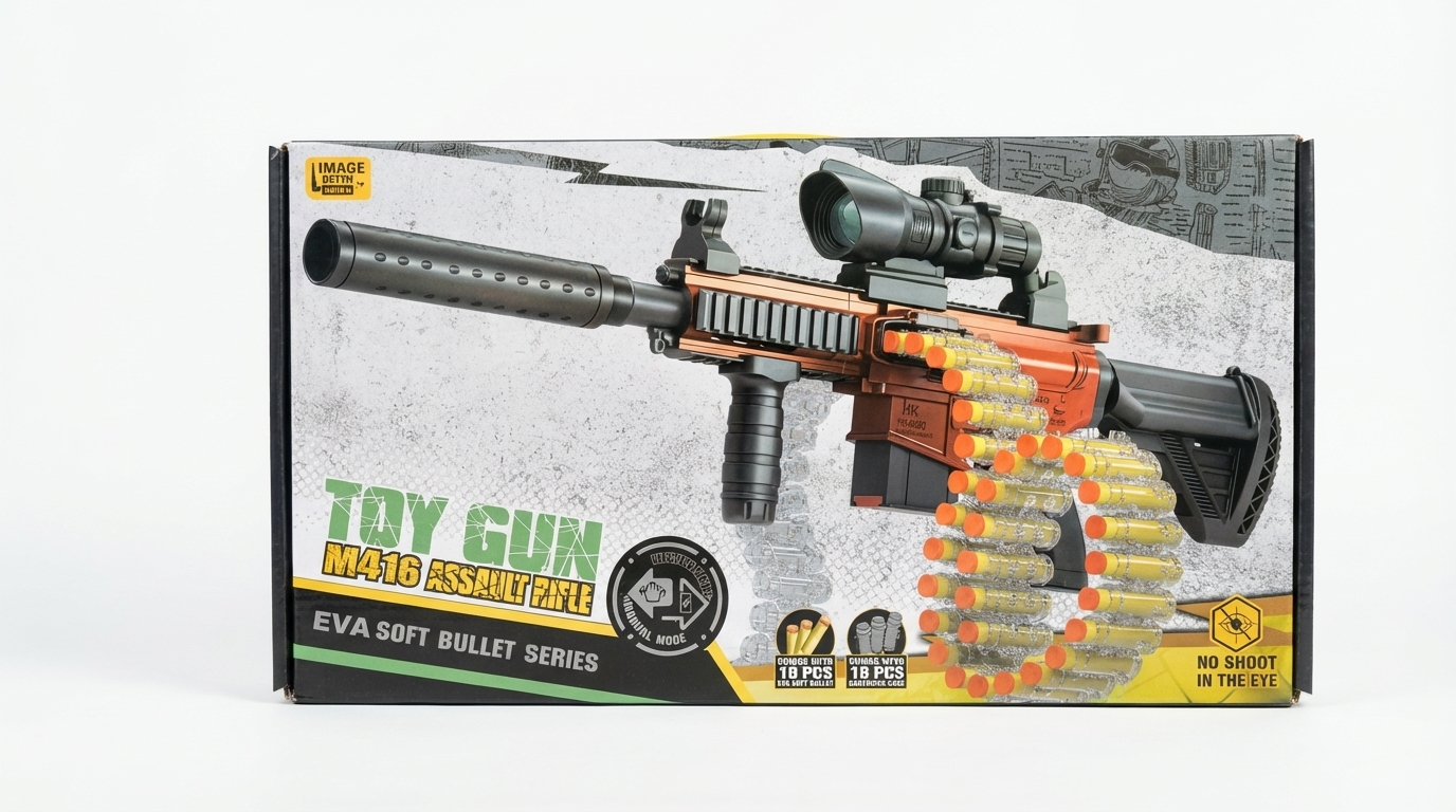 M416 Assault Rifle Toy with EVA Soft Bullets Secondary image