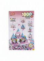 1000+ PCS Pink Magic Castle Building Blocks