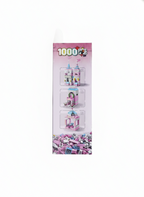1000+ PCS Pink Magic Castle Building Blocks