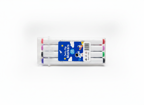 12 Colors Twin-Tip Art Markers