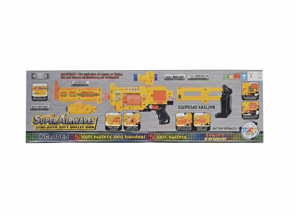 Super Airwaves Semi-Auto Soft Bullet Blaster