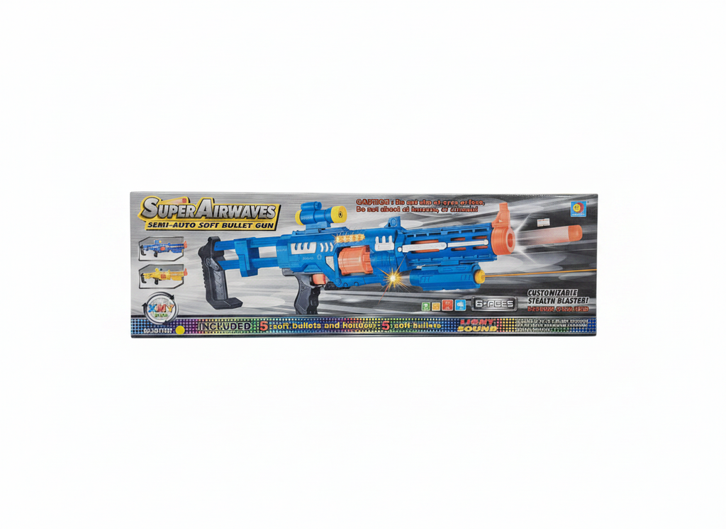 Super Airwaves Semi-Auto Soft Bullet Blaster