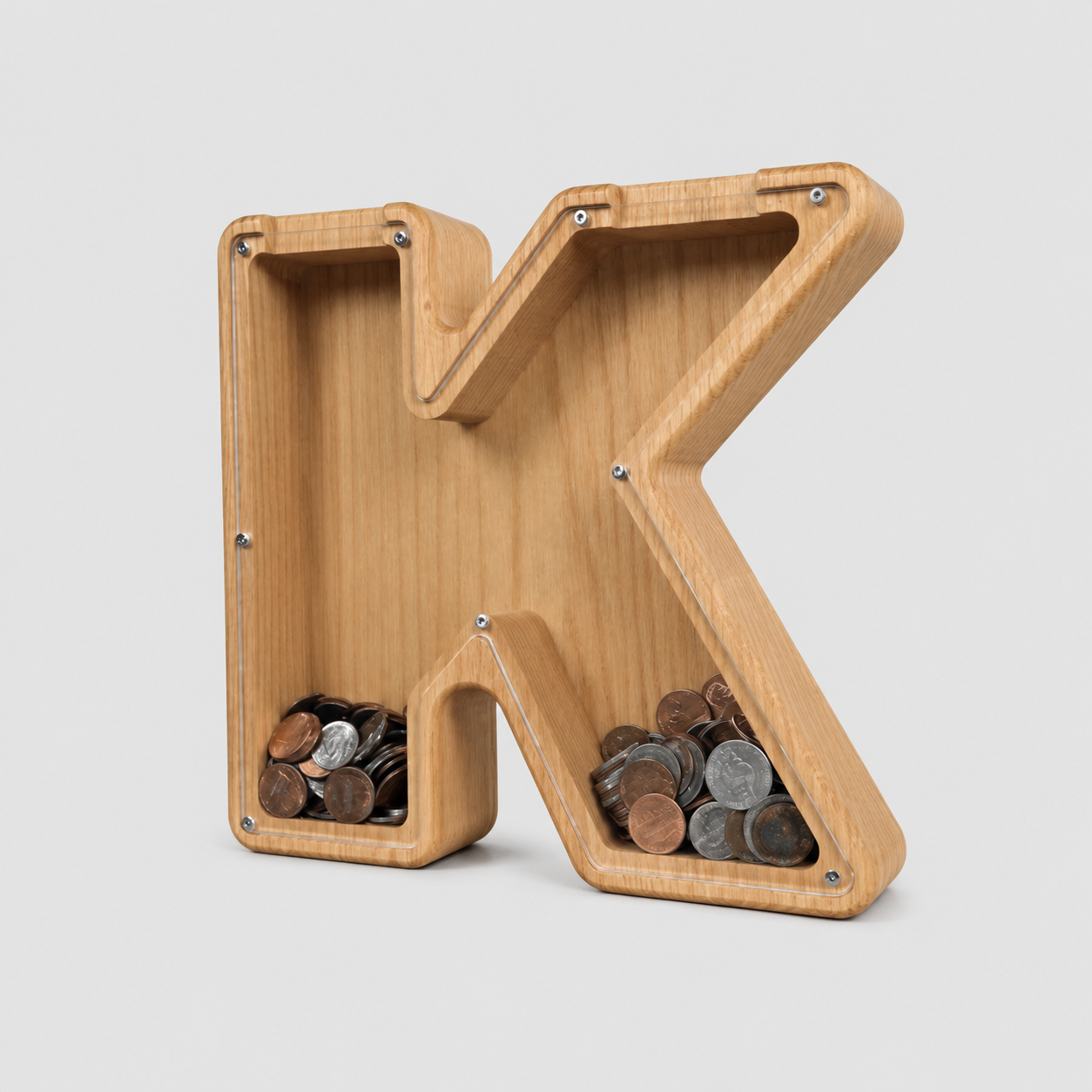 Wooden Piggy Bank - حصالة خشبية