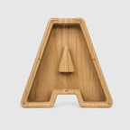 Wooden Piggy Bank - حصالة خشبية