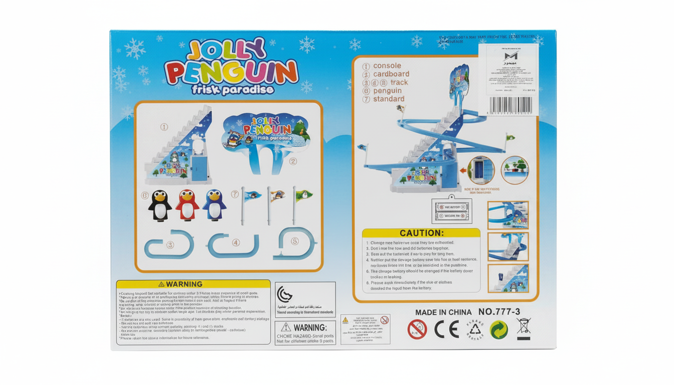 Jolly Penguin Frisk Paradise Track Game