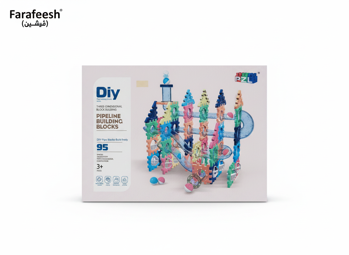 DIY Pipe Ball Building Blocks (95 Pcs)
