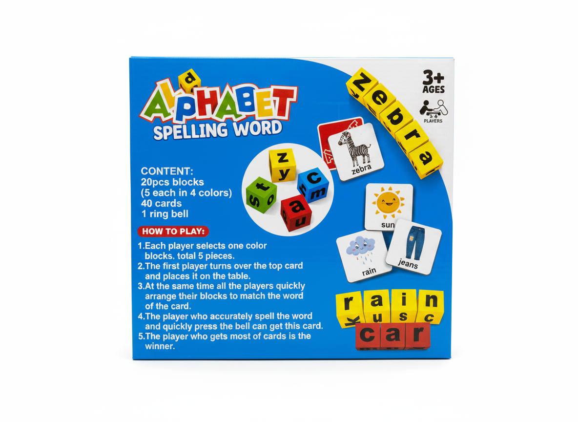 Alphabet Spelling Word Matching Game